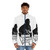 Grand Theft Auto Inspired Puffer Jacket with Classic GTA Graphic - men front