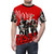 Kiss-themed Christmas t-shirt with the text "Merry Kissmas 2020" - men front
