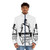 Grand Theft Auto Puffer Jacket with classic GTA gaming imagery - men front