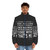 Puffer jacket with "Gran Torino" movie quote and minimalist design - men front