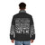 Puffer jacket with "Gran Torino" movie quote and minimalist design - men back