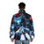 Gradius retro gaming puffer jacket with classic shoot 'em up design - men back
