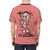 Illustration of a cute, chibi-style mermaid with heart details on a t-shirt - men back