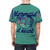 Mermaid-inspired all-over print t-shirt featuring a whimsical ocean-themed design - men back