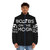 A stylish puffer jacket featuring the Space Force logo and a lunar landscape design - men front