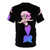 A vibrant t-shirt featuring a whimsical mermaid design, perfect for girls who love the magic of the sea. - Back