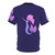 Mermaid t-shirt featuring a whimsical, purple-hued design - Back