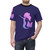 Mermaid t-shirt featuring a whimsical, purple-hued design - men front