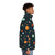 Cute and cozy space-themed puffer jacket for children - men side right