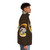 A Space 1999 inspired Eagle puffer jacket with a vintage, retro design - men side right