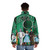 Wizard of Oz Puffer Jacket featuring Dorothy, Toto, and the Yellow Brick Road - men back