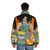 South Park Butters As Professor Chaos Puffer Jacket - Unleash Your Inner Super Villain - men back