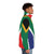South Africa flag puffer jacket featuring the national colors and symbols - men side right