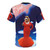 Retro pink flamingos inspired all-over print t-shirt with a funny movie meme design - Back