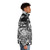 Thee Oh Sees inspired puffer jacket with psychedelic grunge design - men side right