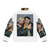 Good Time Puffer Jacket featuring A24 movie graphics and Robert Pattinson - Back