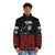 "Triumph of Evil Over Dumb Good" - Funny Puffer Jacket - men front
