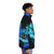 Colorful avatar the last airbender waterbender puffer jacket - men side right