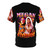 Custom designed AOP t-shirt featuring Megan Thee Stallion's likeness - Back