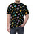 Eeveelutions Type Pattern Graphic T-shirt with Pokemon Fan Art Design - men front