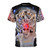 Medusa graphic t-shirt featuring a colorful, abstract design inspired by Greek mythology