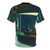 T-shirt featuring a reproduction of the famous painting "Nighthawks" by American artist Edward Hopper - Back