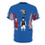T-shirt featuring traditional Murcian spring celebrations like Easter processions and the Burial of the Sardine - Back