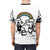 Spooky Pals: Cute & Creepy Halloween T-Shirt Design Featuring Skulls, Ghosts, and Other Supernatural Elements - men back
