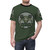 Mechwarrior inspired mech in camouflage print on a t-shirt - men front