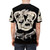 Splatter Skunk Graphic T-Shirt featuring a vibrant black and white skunk design - men back