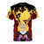 Frollo, a Disney villain, featured on an all-over print t-shirt