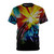 Colorful abstract design t-shirt representing the experience of bipolar disorder