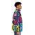 Teen Titans superhero puffer jacket with character designs - men side right