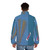 Sol Lewitt Inspired Minimalist Geometric Pattern Puffer Jacket - men back