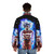 Goku Ultra Instinct Puffer Jacket featuring the iconic Dragon Ball Super character - men back