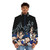 Dragon Ball Z and Dragon Ball Super Goku and Vegeta character puffer jacket - men front