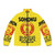 Sohoku Yowamushi Pedal Anime Puffer Jacket featuring Onoda Sakamichi and the Sohoku cycling team
