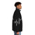 Taekwondo Heartbeat Puffer Jacket featuring Korean martial art design - men side right