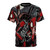 Futuristic spider-inspired pop art graphic on a high-quality t-shirt