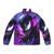 Symbiote puffer jacket with venom and carnage inspired design
