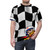 Retro-style t-shirt design featuring the iconic Speed Racer checkered flag motif - men front