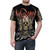 Skull graphic t-shirt featuring heavy metal band style artwork - men front