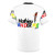 Mathieu Van Der Poel inspired cycling t-shirt with bold all-over print design - Back