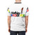 Mathieu Van Der Poel inspired cycling t-shirt with bold all-over print design - men back