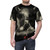 Matador t-shirt design featuring a stylized bull with horns in a dark color scheme - men front