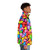 Smarties-inspired puffer jacket in a vibrant, colorful design - men side right