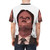 Creepy Dwight Schrute inspired t-shirt design featuring a skin mask - men back