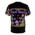 A t-shirt featuring a pixelated and colorful design of the character Nemo from the film "Finding Nemo", with text reading "Master Dreamer". - Back
