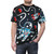 Cosmic space exploration t-shirt featuring an astronaut in a spacesuit against a starry night sky background - men front
