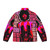 Vintage retro puffer jacket with Sly and the Family Stone design - Back